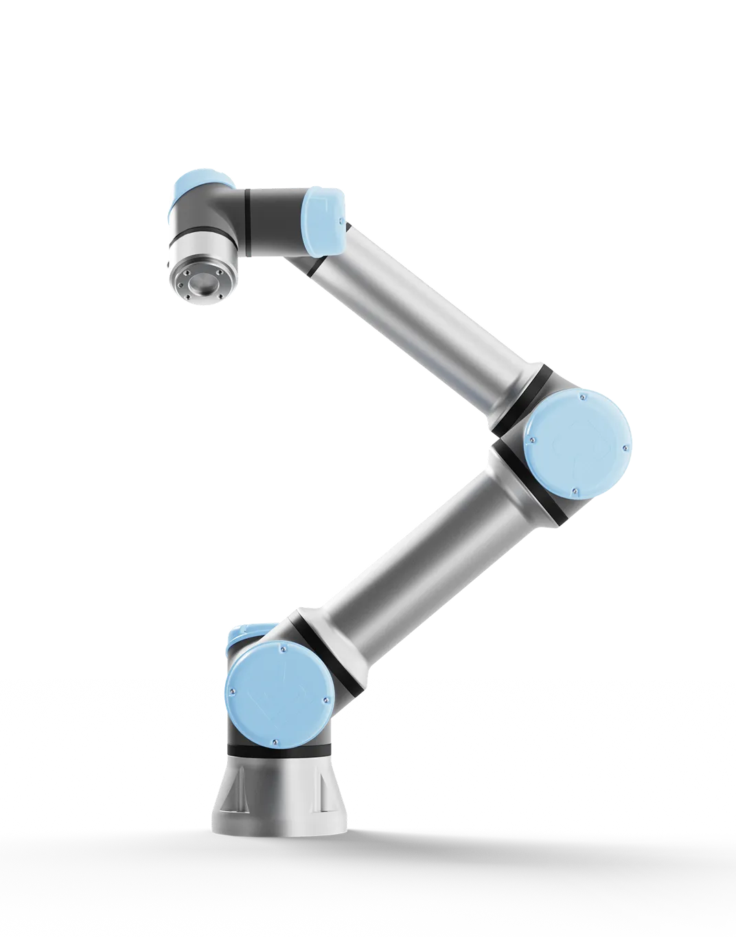 UR7e kombinerer 7,5 kg løftekapasitet og 850 mm rekkevidde. En fleksibel, energieffektiv og sikker cobot for montering, maskinbetjening og kvalitetskontroll i trange produksjonsmiljøer.