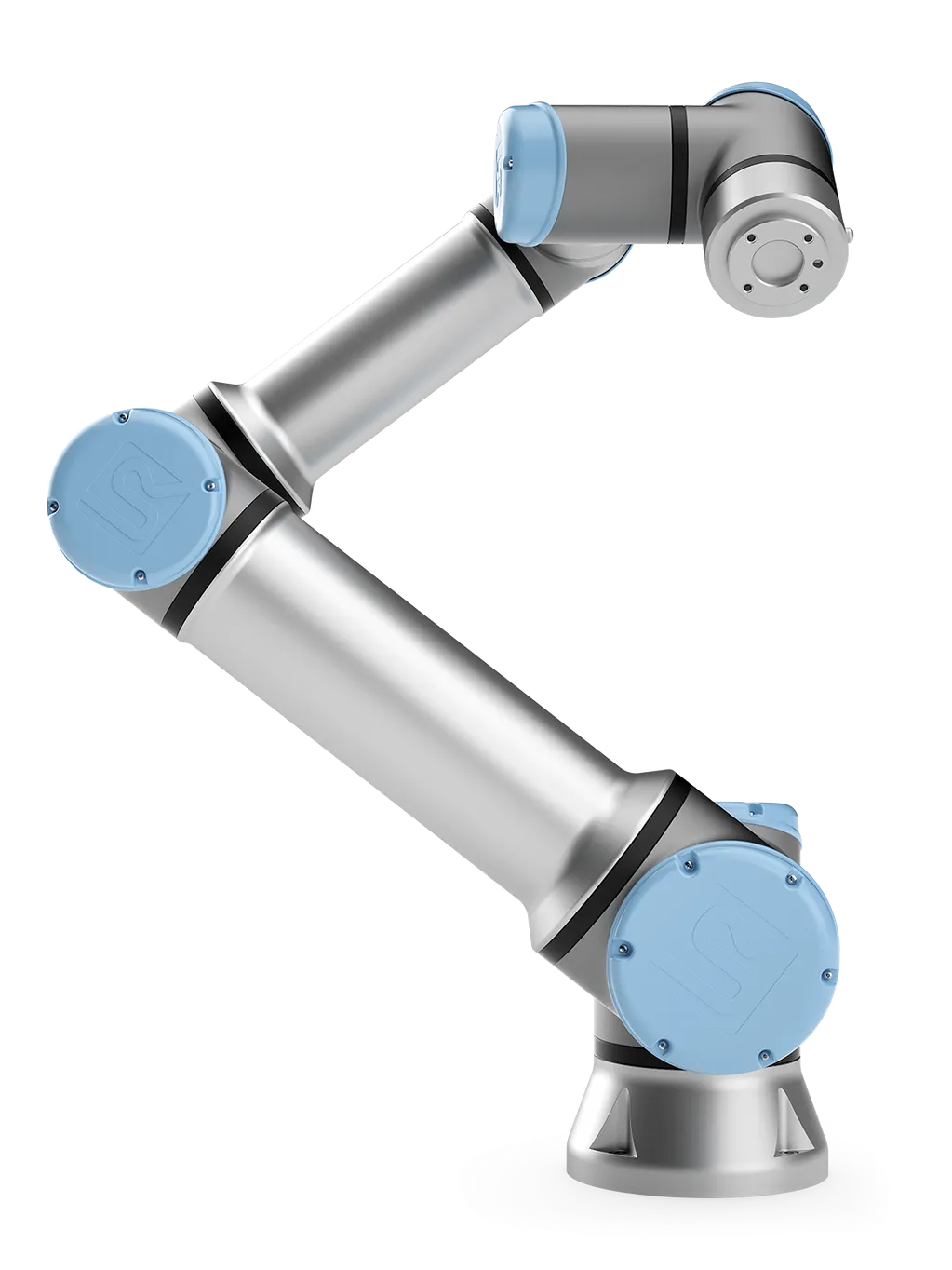 UR16e kombinerer 16 kg nyttelast og 900 mm rekkevidde for maskinbetjening, montering og materialhåndtering. En presis, sikker og energieffektiv cobot for industriell automatisering.