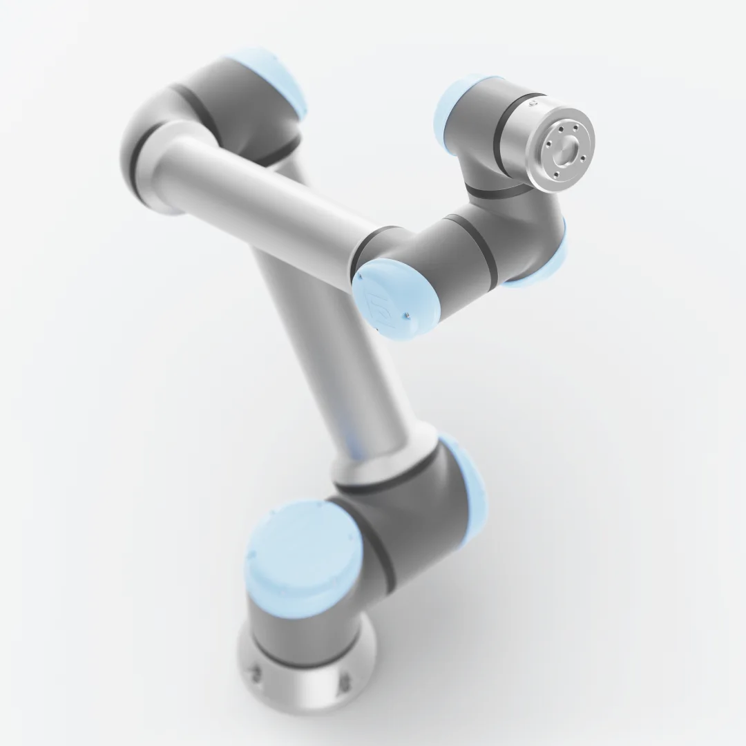 UR12e er en kraftig og fleksibel cobot for maskinbetjening og materialhåndtering. Den kombinerer høy nyttelast, intuitiv programmering og innebygde sikkerhetsfunksjoner for effektiv industriell drift.