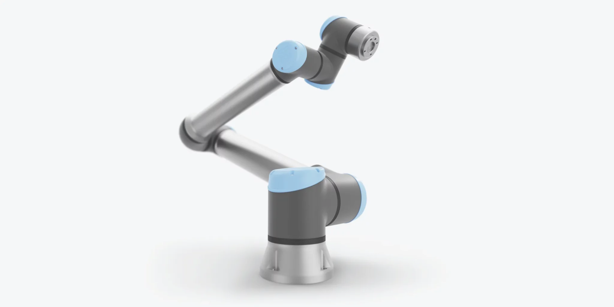 UR12e er en samarbeidende robot med høy presisjon og 1300 mm rekkevidde. Den automatiserer tunge prosesser trygt og effektivt, samtidig som den fungerer tett sammen med operatører.