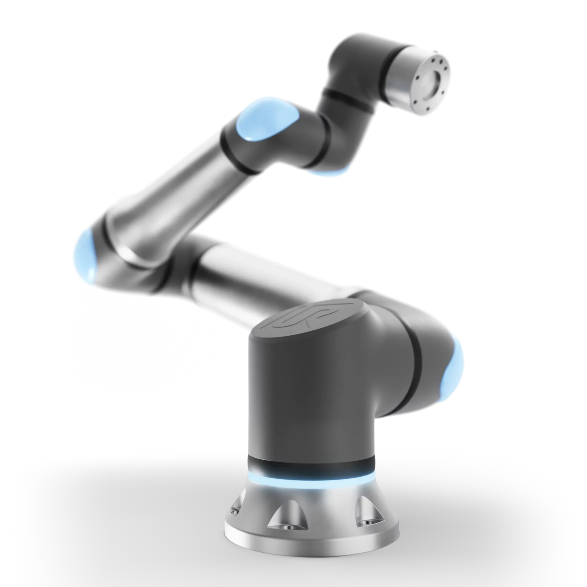 UR30 er en kraftig cobot for industrielle løfteoppgaver. Med kompakt fotavtrykk, stabil ytelse og innebygd sikkerhet gir den fleksibel automatisering uten behov for sikkerhetsgjerder.