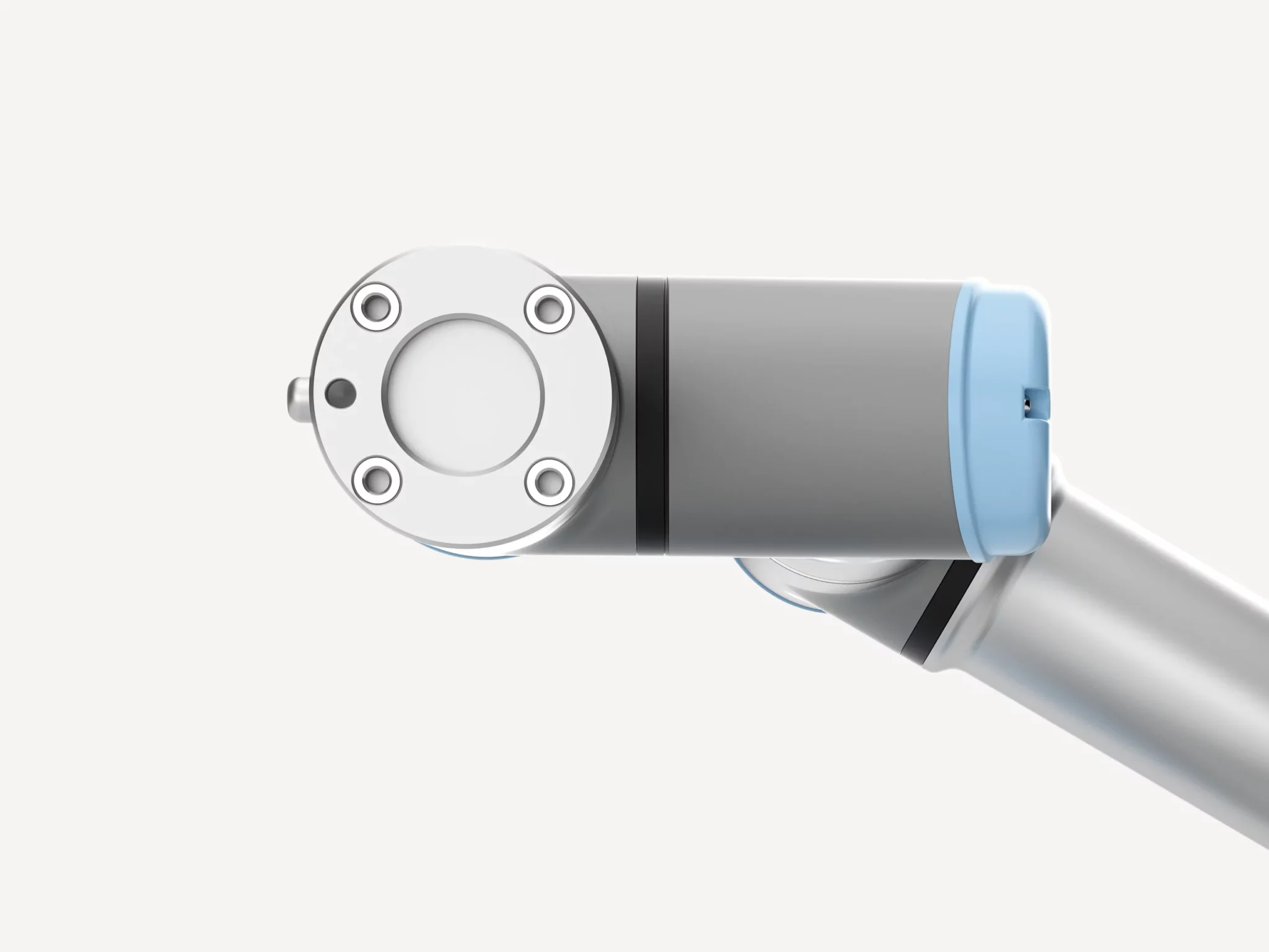 UR3e tilbyr 3 kg nyttelast i en lett og kompakt cobot. Den gir stabil, presis og sikker automatisering for laboratorier, verksted og små produksjonsmiljøer.